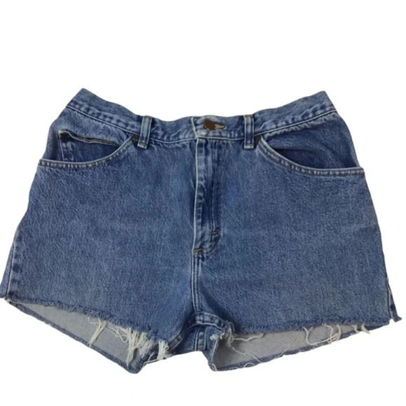 Vintage Lee light wash cut off denim shorts​ - Picture 1 of 4